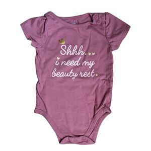 Garanimals Pink Beauty Rest Baby Onesie
